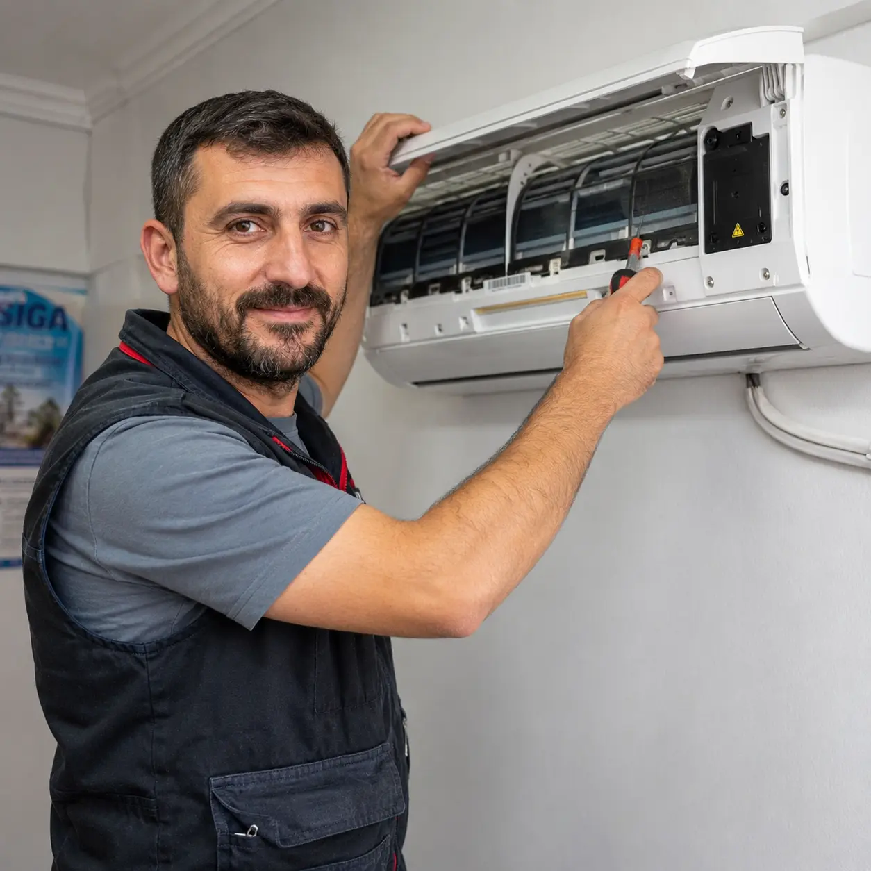 Alaşehir Baymak klima tamiri ustası Nuri Usta — Çarıkkaralar Mahallesi ve Matarlı Mahallesi iklimlendirme uzmanı